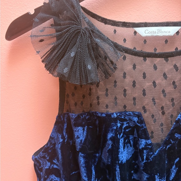 Y2K Costa Blanca Velvet Dress - Picture 6 of 8